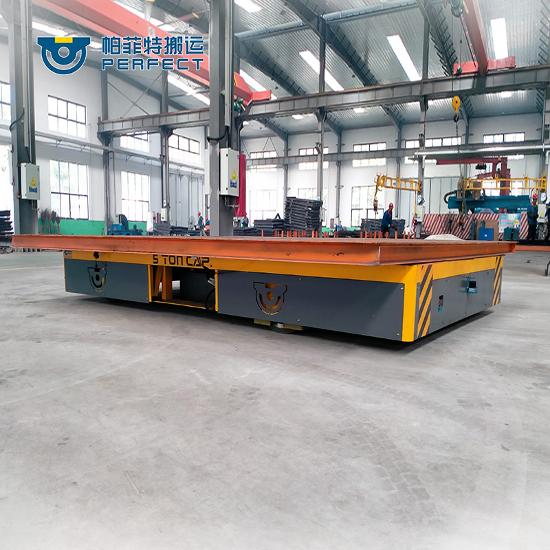 multidirectional transfer cart for transporting steel plates and rebars