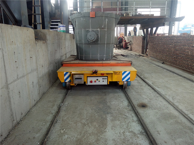 electric rail flat carts