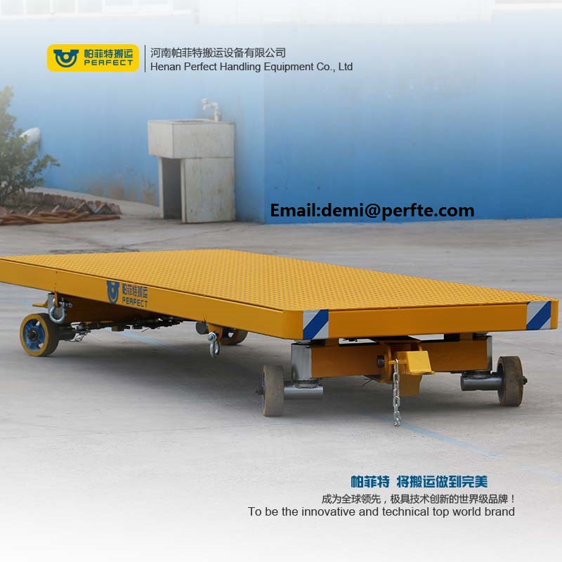  1-300 ton flatbed steel frame transfer trailer