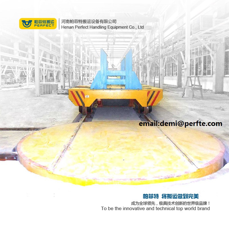  turntable transfer cart ,  transfer cart can turn freely on the floor at 360 degree