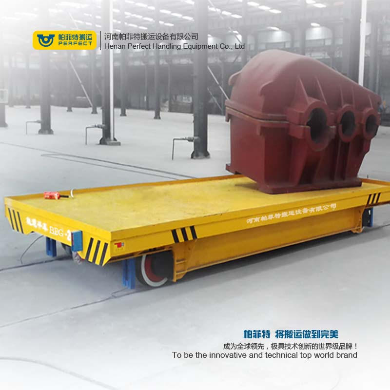  Steerable Ladle Transfer Car  ， heavy duty material handling equipment
