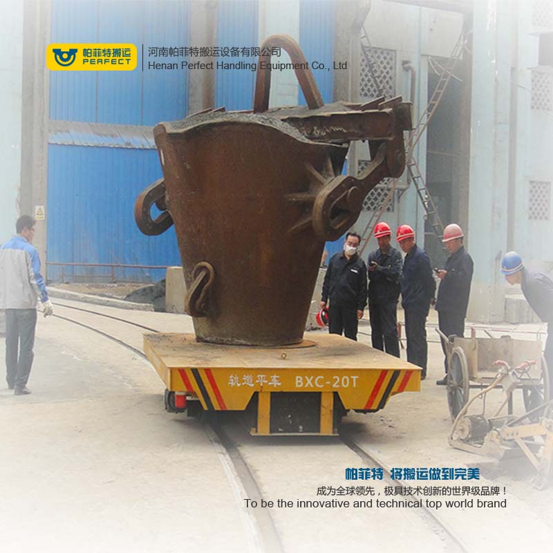  melting steel ladle transfer car 