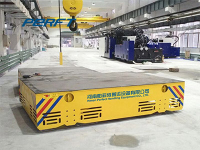 battery operated automatic trackless transfer trolleys 