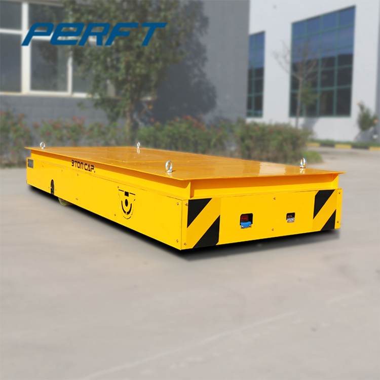 steerable trackless transfer carts