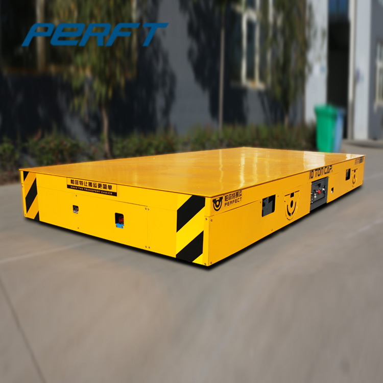 steerable trackless transfer carts