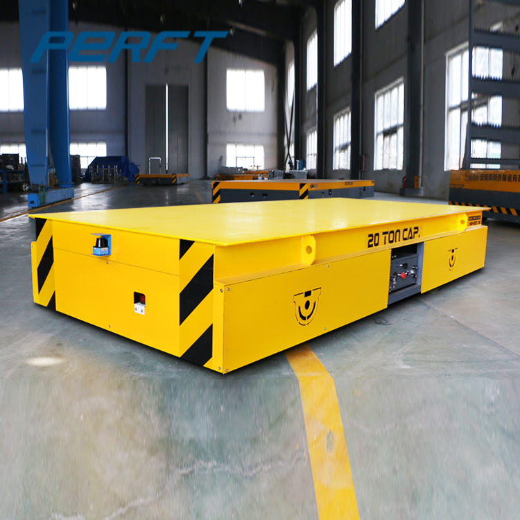 steerable trackless transfer carts