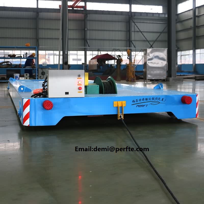  Cable power handling equipment , industrial transfer flatbed trolley