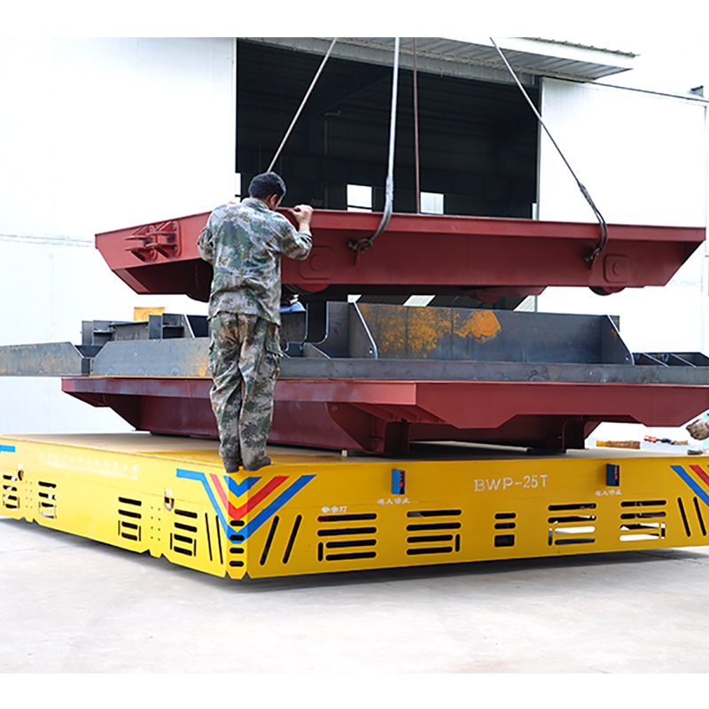 1-300T turning type trackless electric flatbed cars