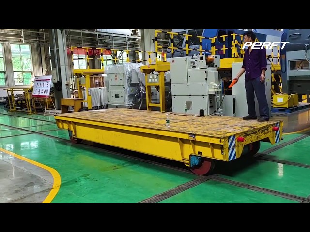 on rail flat transfer cart