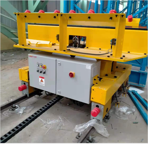 scissor lifting transfer car